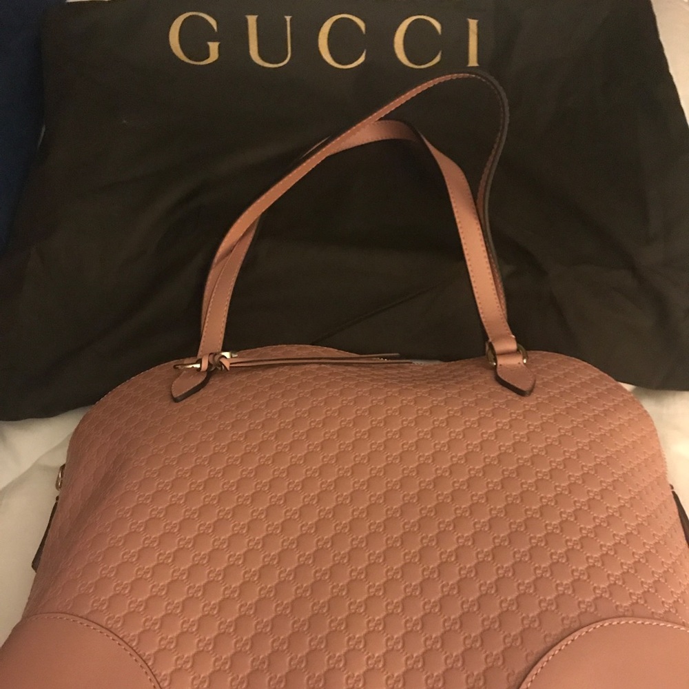 Gucci Pink Leather Purse New and Authentic